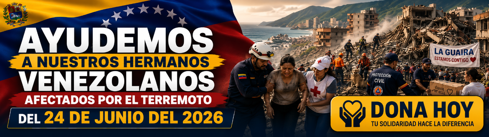Campaña de donación VZLASISMO2026